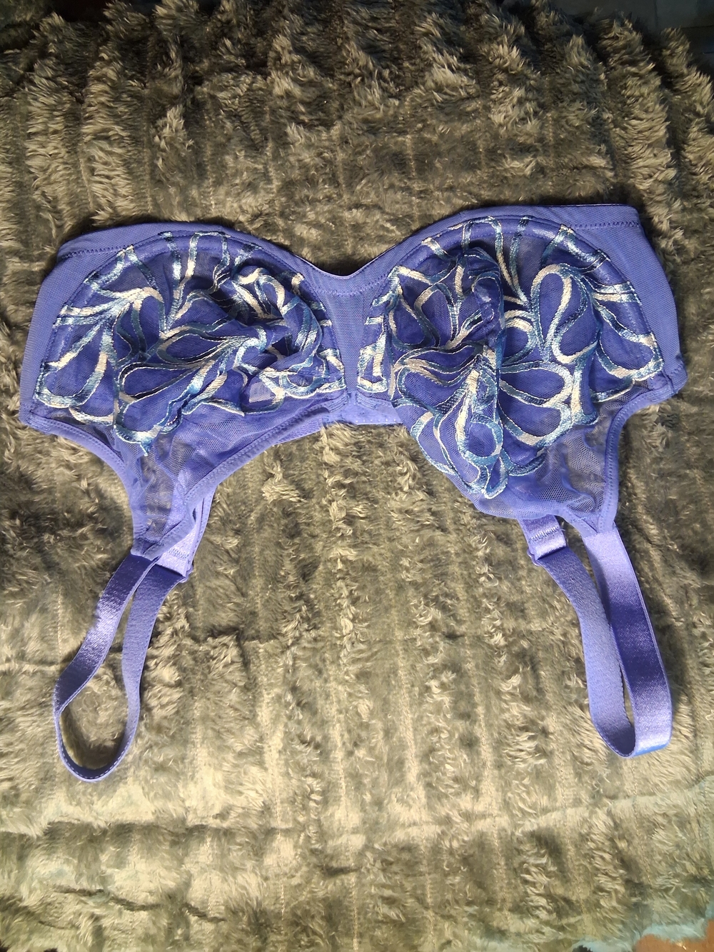 Paramour Blue Lace Underwire Bra